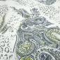 Preview: Fabric cotton French Terry summer sweatshirt fabric animal fur pattern leopard paisley design cream taupe navy yellow green dress fabric