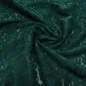 Preview: Stoff Stretch Spitze Spitzenstoff Blumenmuster grün tannengrün Kleiderstoff