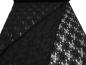 Preview: Stoff Spitze Spitzenstoff elastisch mit Blumenmuster schwarz Kleiderstoff Gothic