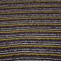 Preview: Stoff Strickstoff Grobstrick quer gestreift lila schwarz weiß gelb beige bordeaux silber Kleiderstoff