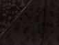 Preview: Stoff Jacquard Jackenstoff Blumen Blätter Design braun schwarz Kleiderstoff Kostümstoff