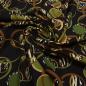 Preview: Fabric cotton jersey circles design black olive brown beige dress fabric
