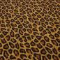 Preview: Stoff Baumwolle Jersey Leo Print Tierprint braun lehm curry schwarz Kleiderstoff
