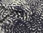 Preview: Fabric 100% viscose chiffon georgette with abstract geometric pattern design navy blue vanilla sand blouse fabric dress fabric