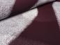 Preview: Stoff 100% Viskose Chiffon Georgette mit abstrakten Design bordeaux weiß Kleiderstoff Blusenstoff