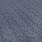 Preview: Stoff Zopfstrick Jacquard Zopfmuster Jersey Meterware uni jeans blau Kleiderstoff Kinderstoff