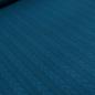 Preview: Stoff Zopfstrick Jacquard Zopfmuster Jersey Meterware uni einfarbig petrol Kleiderstoff Kinderstoff