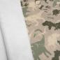 Preview: Fabric cotton sweatshirt fabric dinos dinosaur design taupé beige olive green children's fabric dress fabric