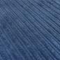 Preview: Stoff Cord mit Faux Fellabseite jeans blau Breitcord Jackenstoff Mantelstoff