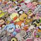 Preview: Stoff Baumwolle French Terry Sweatshirtstoff Crazy Animals Tiere multicolor bunt Kleiderstoff Kinderstoff