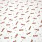 Preview: Fabric cotton jersey neon love hearts design white pink neon pink colorful dress fabric children's fabric