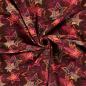Preview: Stoff Baumwolle Sweatshirtstoff Sterne bordeaux rot orange blau pink bunt Kinderstoff Kleiderstoff