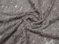 Preview: Stoff Bi-Stretch Spitze Spitzenstoff mit Blumenmuster taupé braun Kleiderstoff