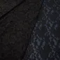 Preview: Fabric: Stretch Lace with Floral Pattern, Brown and Dark Brown, Dress Fabric