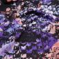 Preview: Fabric viscose jersey with abstract design purple black salmon blue white dress fabric