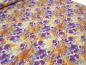 Preview: Stoff Viskose Jersey Blumen Rosen Design gelb orange lila blau bunt Kleiderstoff