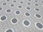 Preview: Fabric sweatshirt fabric soft brushed inside with dots dots design gray light gray white dress fabric children's fabric hoodie fabric