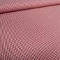 Preview: Stoff 100% Baumwolle 2 mm Zefir Karo rot weiß kariert Kleidestoff Blusenstoff Dekostoff​