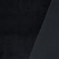 Preview: Stoff Nicki Velour Samt stretchig uni schwarz Kleiderstoff Kinderstoff Babystoff Pyjamastoff