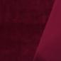 Preview: Stoff Nicki Velour Samt stretchig uni bordeaux rot Kleiderstoff Kinderstoff Babystoff Pyjamastoff