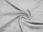Preview: Stoff Jacquard Sweatshirtstoff mit Sterne Design hellgrau melange Kleiderstoff Kinderstoff Hoodiestoff