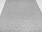 Preview: Stoff Jacquard Sweatshirtstoff mit Sterne Design hellgrau melange Kleiderstoff Kinderstoff Hoodiestoff
