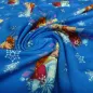 Preview: Stoff Baumwolle Jersey Disney Eiskönigin Frozen Anna Elsa blau bunt Kinderstoff Kleiderstoff