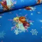 Preview: Stoff Baumwolle Jersey Disney Eiskönigin Frozen Anna Elsa blau bunt Kinderstoff Kleiderstoff