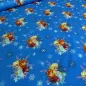 Preview: Stoff Baumwolle Jersey Disney Eiskönigin Frozen Anna Elsa blau bunt Kinderstoff Kleiderstoff