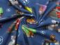 Preview: Fabric cotton jersey with Paw Patrol design blue colorful children's fabric dress fabric license print