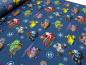 Preview: Fabric cotton jersey with Paw Patrol design blue colorful children's fabric dress fabric license print