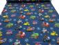 Preview: Fabric cotton jersey with Paw Patrol design blue colorful children's fabric dress fabric license print
