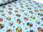 Preview: Fabric cotton jersey with license print Paw Patrol light blue colorful children's fabric dress fabric