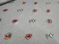 Preview: Fabric sweatshirt fabric French Terry embroidered ornaments emojis Lips oh lala design gray colorful dress fabric children's fabric