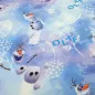 Preview: Fabric cotton jersey Disney ice queen Frozen Olfa design blue white colorful children's fabric dress fabric license fabric