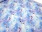 Preview: Stoff Baumwolle Jersey Disney Eiskönigin Frozen Olfa Design blau weiß bunt Kinderstoff Kleiderstoff Lizenzstoff