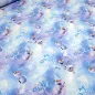 Preview: Fabric cotton jersey Disney ice queen Frozen Olfa design blue white colorful children's fabric dress fabric license fabric