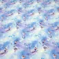 Preview: Fabric cotton jersey Disney ice queen Frozen Olfa design blue white colorful children's fabric dress fabric license fabric