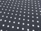 Preview: Fabric cotton jersey with 8 mm dots dots design gray white dress fabric children's fabric