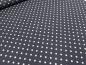 Preview: Fabric cotton jersey with 8 mm dots dots design gray white dress fabric children's fabric