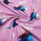 Preview: Fabric cotton jersey Disney Frozen Anna Elsa pink colorful children's fabrics dress fabrics license fabrics