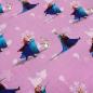 Preview: Fabric cotton jersey Disney Frozen Anna Elsa pink colorful children's fabrics dress fabrics license fabrics