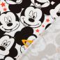 Preview: Fabric cotton jersey Disney Mickey Mouse head design white black red yellow license fabric children's fabric dress fabric