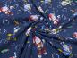 Preview: Fabric cotton jersey Paw Patrol Bubbles soap bubbles blue colorful children's fabric clothing fabric license fabric