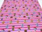 Preview: Stoff Baumwolle Jersey Lizenzdruck Paw Patrol rosa pink bunt gestreift Kinderstoff Kleiderstoff