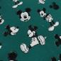 Preview: Fabric cotton jersey Disney Mickey Mouse retro design green black white license fabric children's fabric dress fabric
