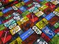Preview: Fabric cotton jersey with Star Wars comic design red yellow green colorful children's fabric dress fabric