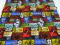Preview: Fabric cotton jersey with Star Wars comic design red yellow green colorful children's fabric dress fabric