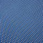 Preview: Stoff Bengaline Stretch kleingemustert blau weiß schwarz Kleiderstoff Hosenstoff
