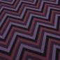 Preview: Fabric stretch jacquard knit jersey zig zag design pink lilac black purple dress fabric children's fabric